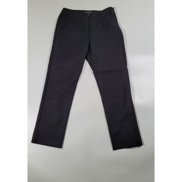 Luxe By Eric Signature Ankle Dress Pants Black Size 6P Workware. - Picture 1 of 10